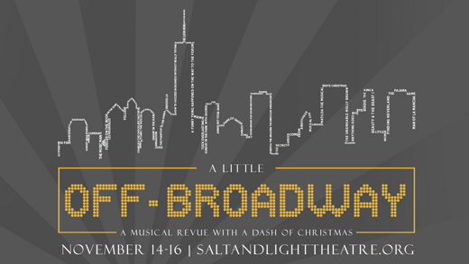 A Little Off-Broadway: A Musical Revue with a Dash of Christmas show poster