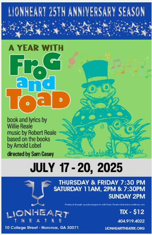 A Year With Frog and Toad in Atlanta