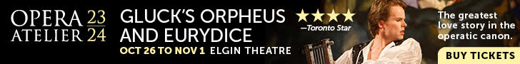 Gluck's Orpheus and Eurydice show poster