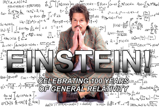 EINSTEIN! 100 Years of General Relativity – a GeniusFEST event show poster