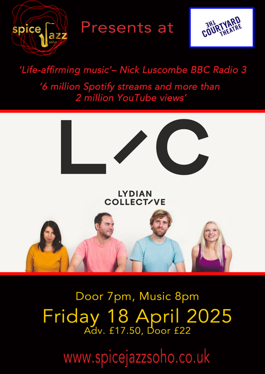 Spice Jazz Presents: LYDIAN COLLECTIVE