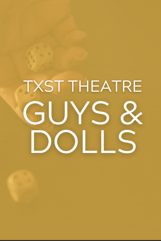 Guys & Dolls show poster