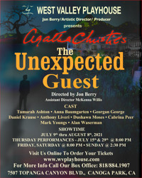 Agatha Christie's The Unexpected Guest show poster