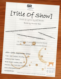 [Title of Show] show poster