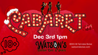 A Christmas Cabaret show poster