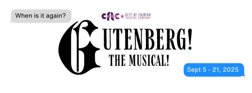 Gutenberg! The Musical! show poster