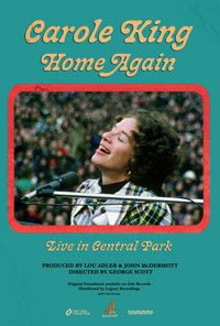 Carole King: Home Again show poster
