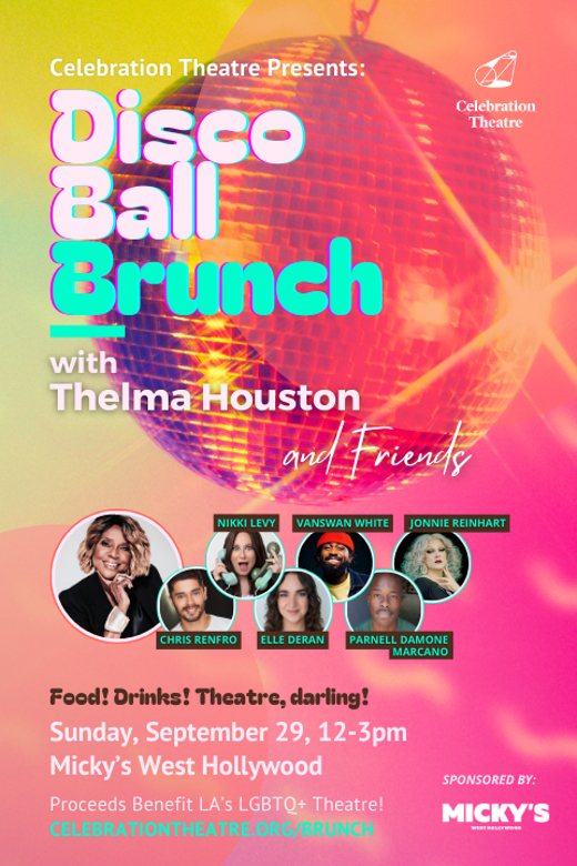 Celebration Theatre Presents: DISCO BALL BRUNCH with Thelma Houston & Friends