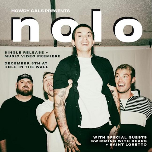 Austin based alt-rock band nolo’s “Appetite” music video release show on Friday, Dec. 8 at Hole in the Wall