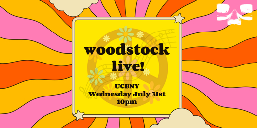 Woodstock LIVE! show poster