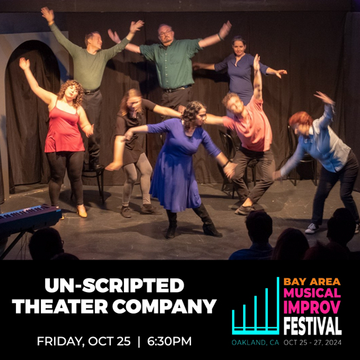 Un-Scripted Theater Company & Yes Ma'am show poster