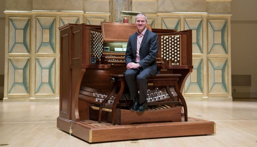 Organist Alan Morrison at Spivey Hall