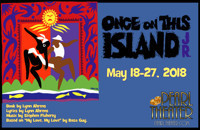 Once On This Island, Jr. show poster