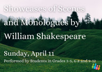 Shakespeare Scene Study Showcase show poster