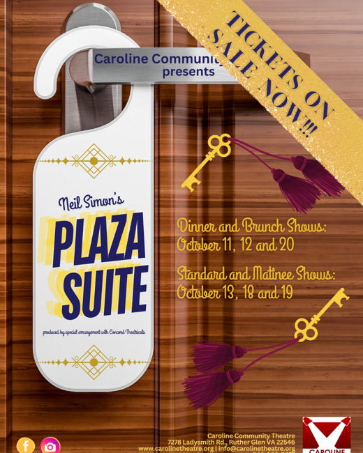 Plaza Suite show poster