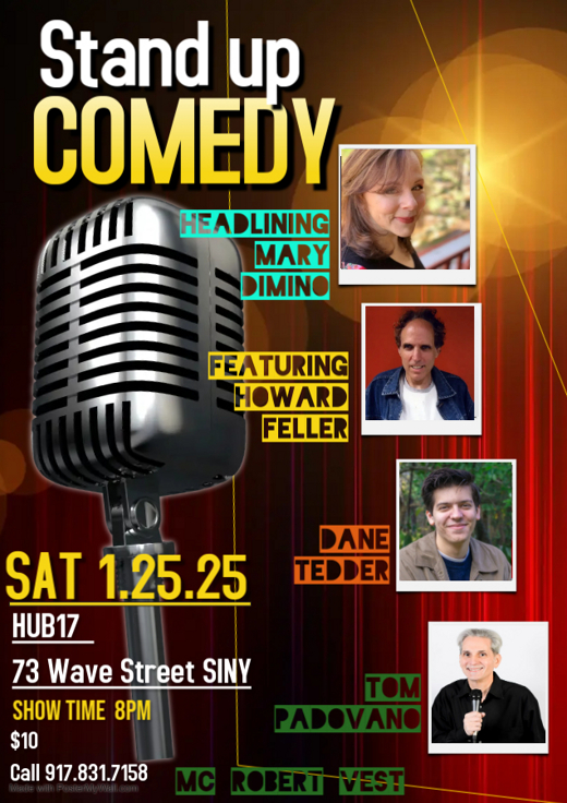 Stand Up Saturdays with Mary Dimino show poster