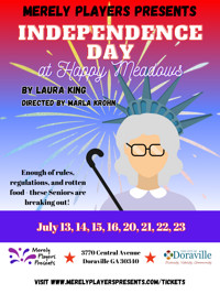 Independence Day at Happy Meadows show poster