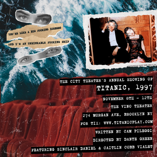 The City Theater's Annual Showing of Titanic, 1997 show poster