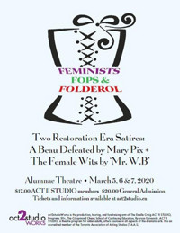 Feminists, Fops, & Folderol show poster