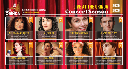 Live At the Orinda 2025-2026 Concert Season