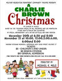 A CHARLIE BROWN CHRISTMAS show poster