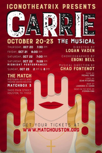 Carrie: The Musical show poster