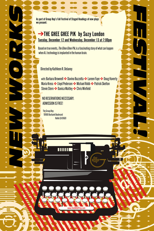 NEW WORKS FESTIVAL show poster