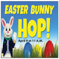Easter Bunny HOP! show poster