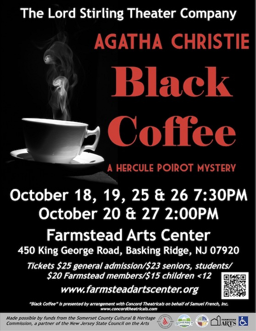 Agatha Christie's Black Coffee show poster