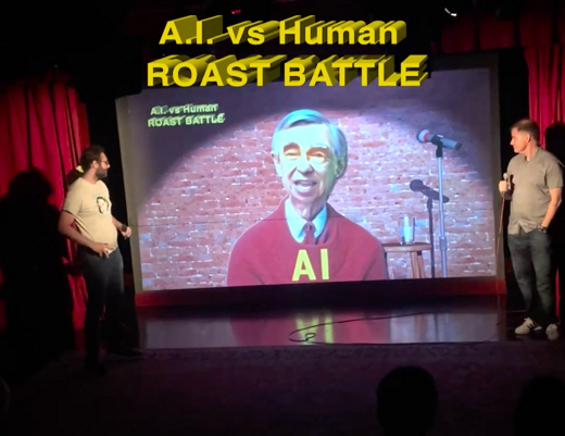 A.I. vs Human Roast Battle in Off-Off-Broadway