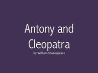 Antony and Cleopatra show poster