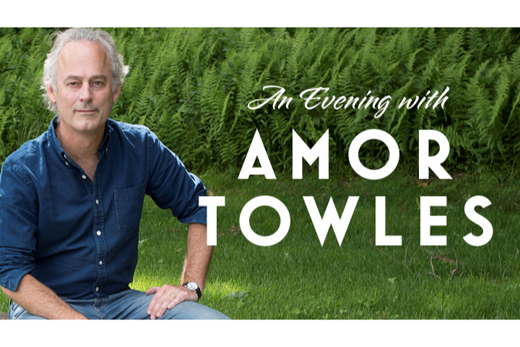 An Evening with Amor Towles show poster