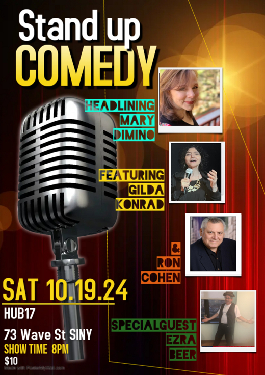 Stand Up Saturdays show poster