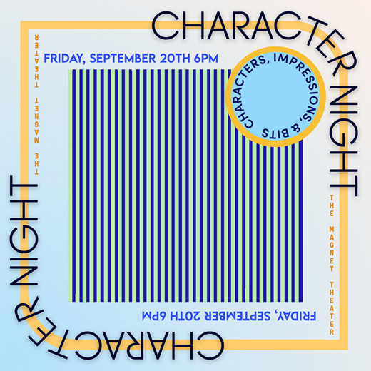 Character Night show poster