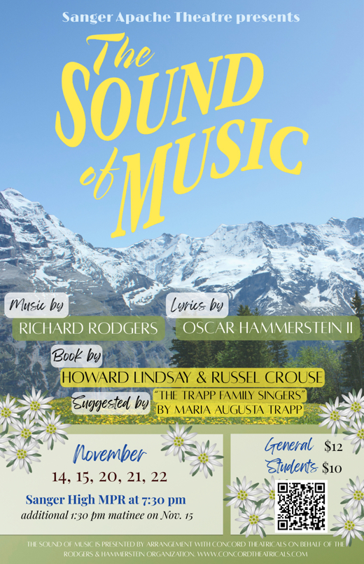 Sound of Music show poster