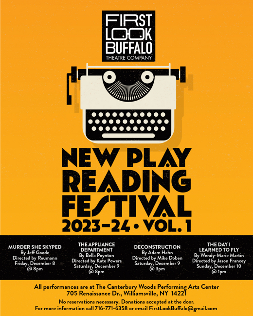 New Play Reading Festival Vol. 1 in Buffalo