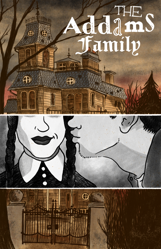 The Addams Family show poster