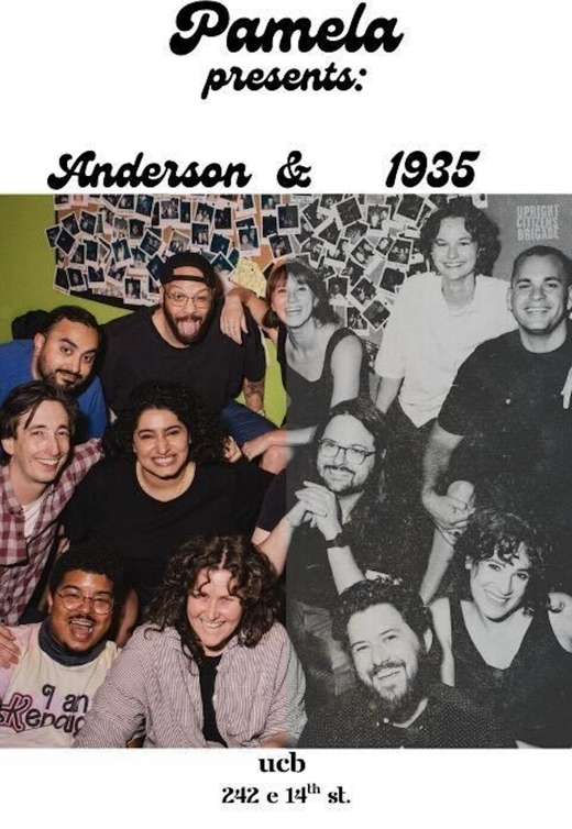Pamela Presents: Anderson & 1935 show poster