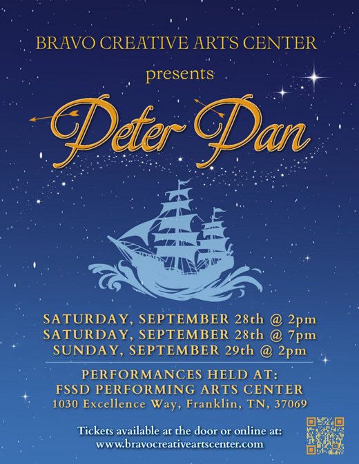 Peter Pan show poster