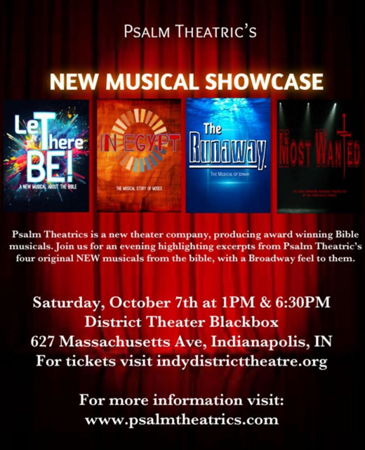 Psalm Theatric's NEW WORKS SHOWCASE