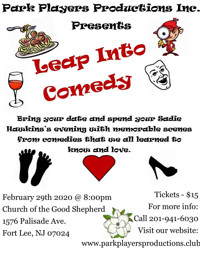 Leap Into Comedy show poster