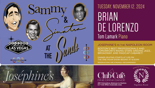 Brian De Lorenzo: Sammy & Sinatra at The Sands in Boston