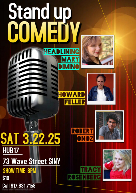 Stand Up Saturdays Headlining Mary Dimino