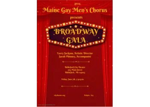 MAINE GAY MEN’S CHORUS PRESENTS BROADWAY GALA show poster