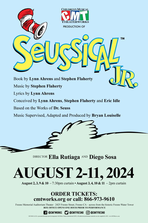 Seussical Jr. show poster