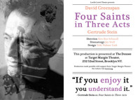 Four Saints in Three Acts in Brooklyn Logo