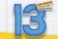 13 the Musical show poster