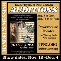 AUDITIONS for JOYFUL NOISE show poster