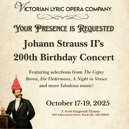 Victorian Lyric Opera Company presents Strauss' 200th Birthday Concert Gala