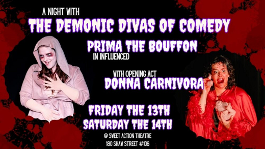 Demonic Divas of Comedy @ Sweet Action Theatre in Toronto